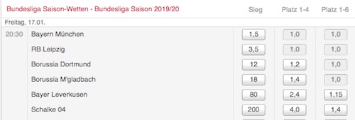Fette Quote Dank Aussenseiter Tipp Uberraschungs Meister Check