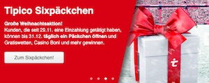 Tipico Sixpäckchen Adventskalender 2019
