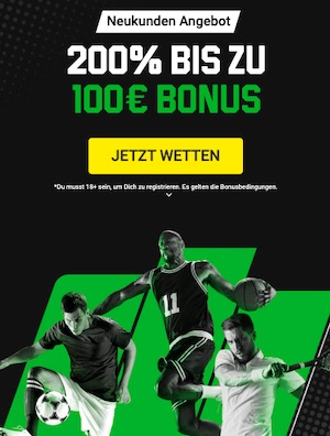 Unibet 200% Willkommensbonus