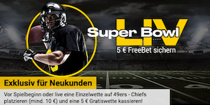 Bwin 5€ Super Bowl FreeBet