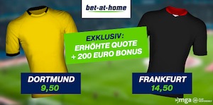 Bet-at-Home Dortmund vs. Frankfurt Boost