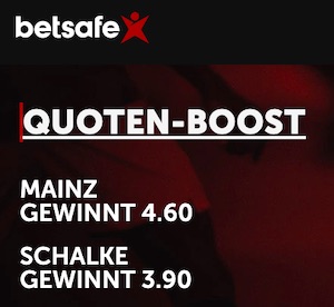 Betsafe Mainz Schalke Boost
