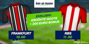 Frankfurt vs. Salzburg Bet-at-Home Quotenboost