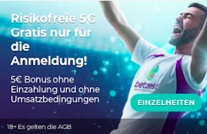 Betzest 5€ Gratiswette