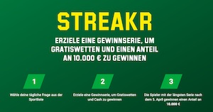 unibet strekr gewinnserie