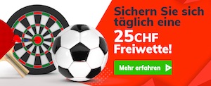 bahigo 25 CHF freiwette täglich