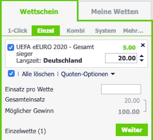 bet-at-home eEuro Wette