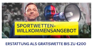 SkyBet 200€ Willkommensbonus