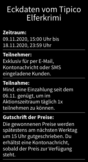 Tipico Elfmeterschießen Bedingungen