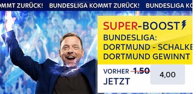 Sky Bet BVB Schalke Quoten Boost