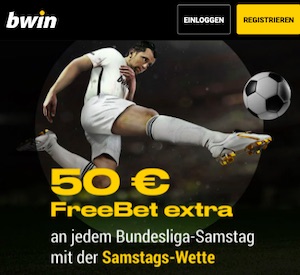 Bwin Samstagswette 50€ FreeBet