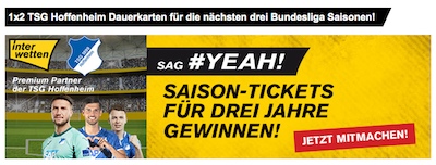 Interwetten Gewinnspiel TSG Hoffenheim
