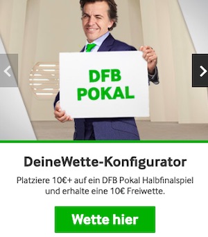 Betway DFB Pokal Halbfinale 10 Euro Gratis