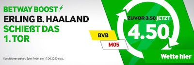 Betway 1. Tor Haaland Boost
