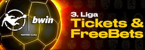 Bwin 3. Liga FreeBets und Tickets
