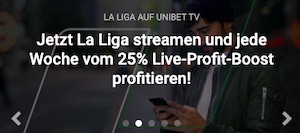 Unibet La Liga Stream Profit Boost