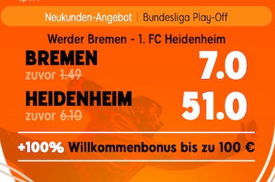 888sport Werder Bremen Heidenheim Quoten