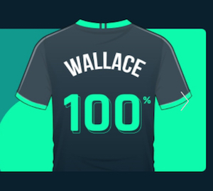 Wallace Bet Bonus 100%