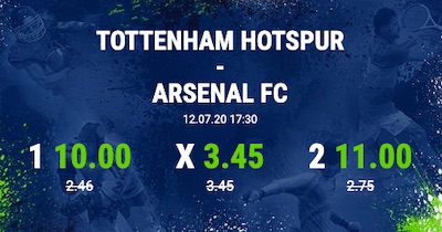 Bet at Home Tottenham Arsenal Quoten Boost