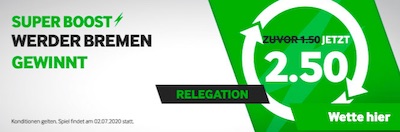 Betway Werder Bremen Super Boost