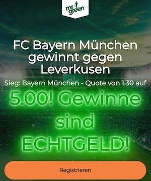 Mr. Green Bayern Pokal Finale 2020 Quote