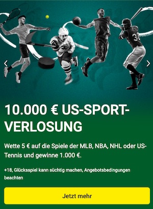 Unibet 10.000€ US Sport Verlosung
