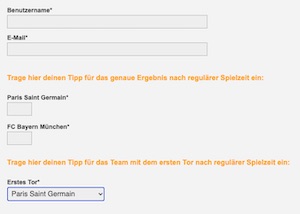 Bet3000 Champions League Finale tippspiel