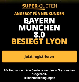 Bayern Quoten Boost vs Lyon
