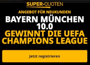 Betfair Bayern gewinnt die Champions League Boost