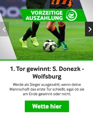 Betway Donezk Wolfsburg 1. Tor gewinnt
