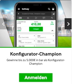 Betway CL Konfigurator Champion