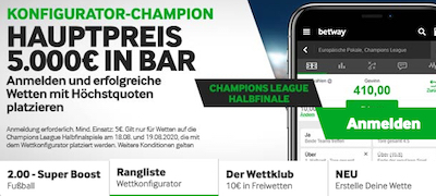 betway rangliste 5000 euro