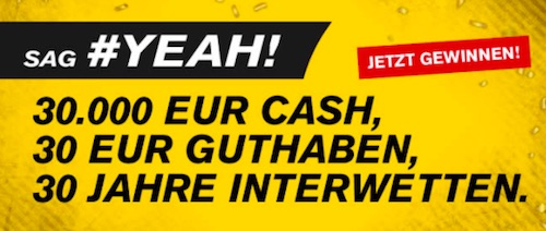 Interwetten 30 Euro Gutschein