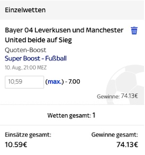 SkyBet B04 ManU Boost