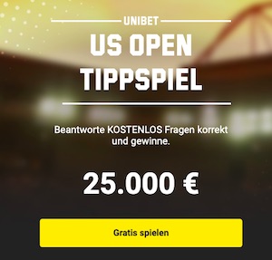 Unibet US Open Tippspiel