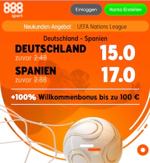 888sport Deutschland Spanien Boost