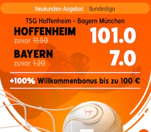 888sport Hoffenheim Bayern Quoten Boost