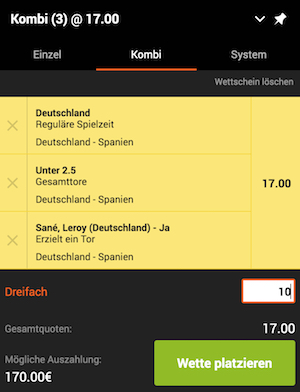 888Sport bet builder deutschland spanien