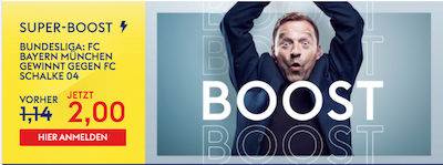Sky Bet Super Boost Bayern Schalke 04