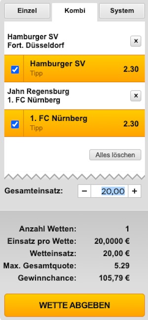 Auftakt der 2. Bundesliga  Quoten auf HSV + Nürnberg am 1. Spieltag!