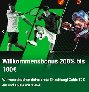 Unibet Sport Willkommensbonus