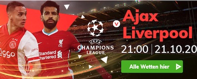 Bahigo Ajax Liverpool Quoten