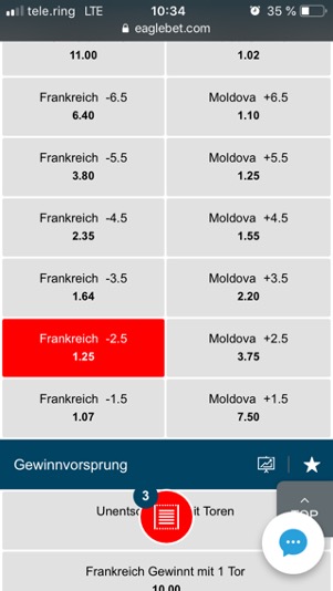 Weitere Wetten zu Fra vs Mol