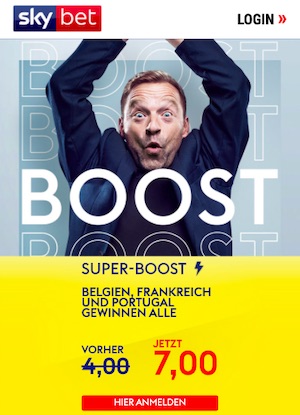 SkyBet Nations League Super Boost