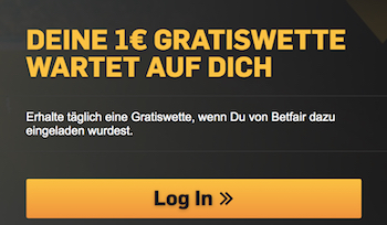 Betfair Gratiswette oktober 2020