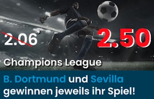 Eaglebet Dortmund Sevilla Quoten Boost