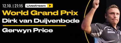 van Duijvenbode Gerwyn Price Darts Finale Quoten