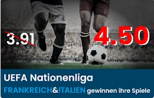 Eaglebet Frankreich Italien Quoten Boost