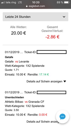 La Liga Wette Eaglebet