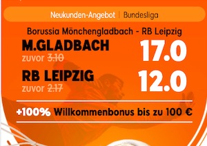 888sport Borussia M´Gladbach Leipzig erhöhte Quoten